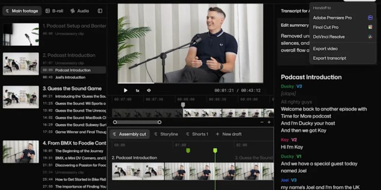 Selects Launches AI Assistant for Long-Form Video Editing