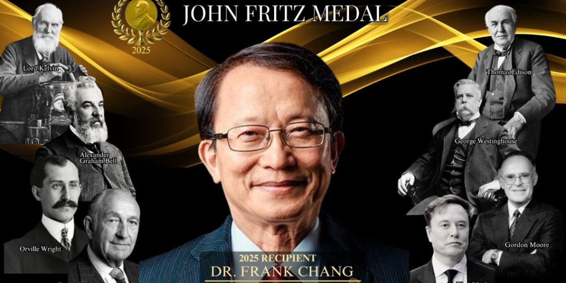 Kneron Co-Founder, Dr. Frank Chang Wins John Fritz Medal