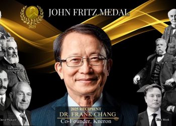 Kneron Co-Founder, Dr. Frank Chang Wins John Fritz Medal