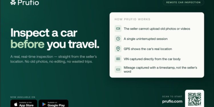 Prufio Launches Used Car Verification App